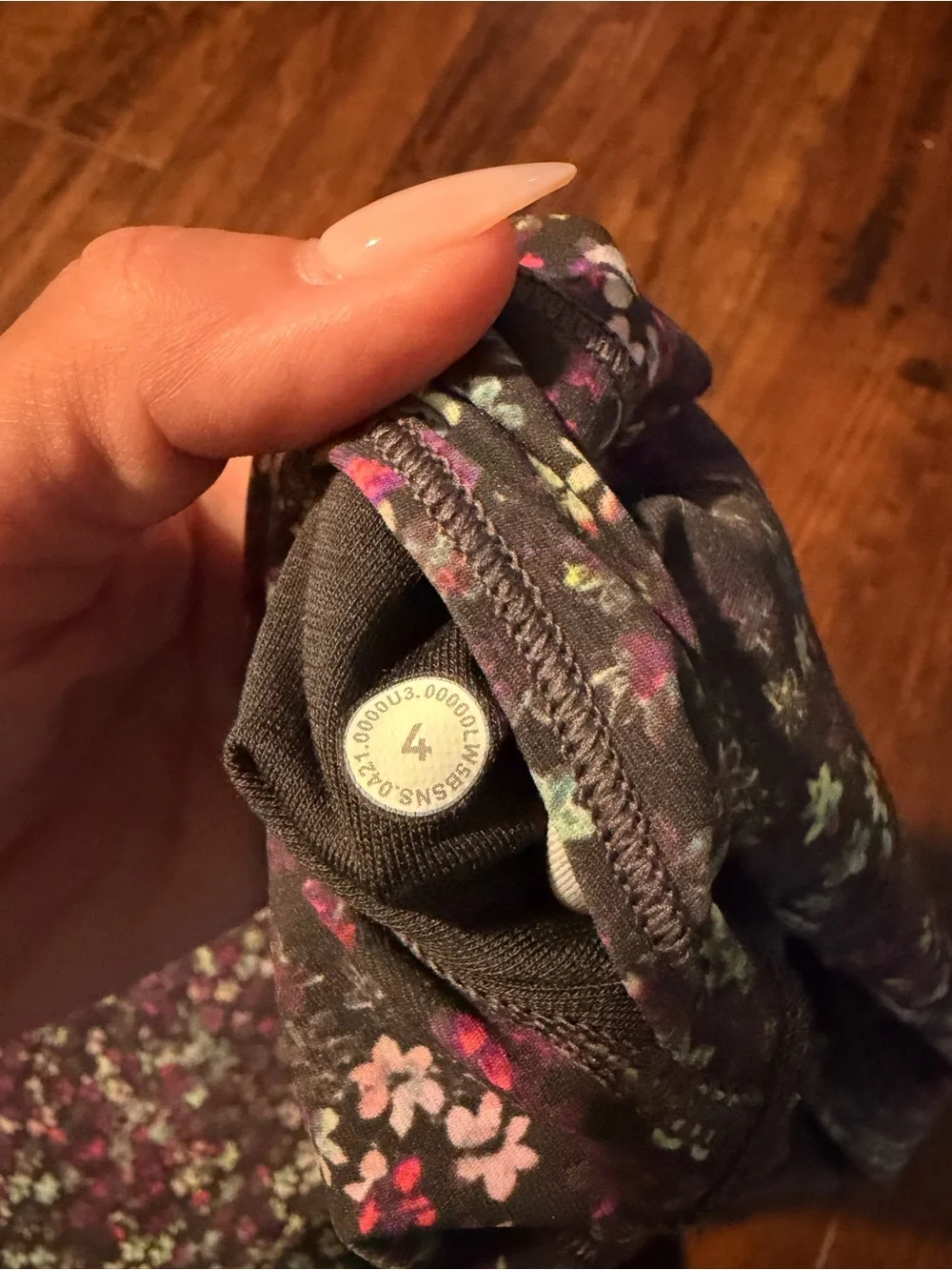 lululemon athletica Purple Floral High-Rise Leggings
